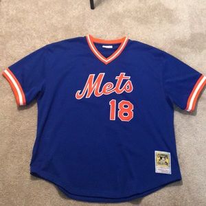 NY Mets Darryl Strawberry Throwback Jersey